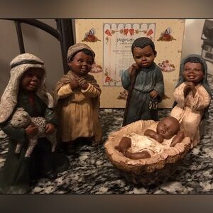Vintage Miss Martha’s Collection Nativity Figurine Set